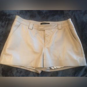 MARCIANO - leather shorts with lining